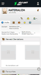 Mobile Screenshot of materializm.deviantart.com