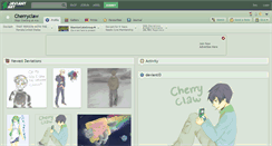 Desktop Screenshot of cherryclaw.deviantart.com