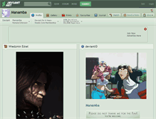 Tablet Screenshot of manamba.deviantart.com