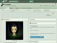 Tablet Screenshot of circuseater.deviantart.com