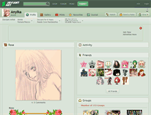 Tablet Screenshot of anyika.deviantart.com