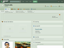 Tablet Screenshot of french-skits.deviantart.com