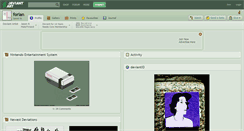 Desktop Screenshot of forlan.deviantart.com