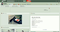Desktop Screenshot of hendro.deviantart.com