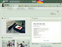 Tablet Screenshot of hendro.deviantart.com