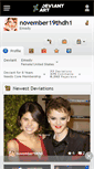 Mobile Screenshot of november19thdh1.deviantart.com