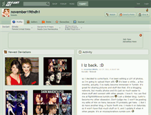 Tablet Screenshot of november19thdh1.deviantart.com
