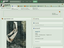 Tablet Screenshot of eloyh19.deviantart.com