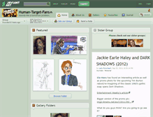 Tablet Screenshot of human-target-fans.deviantart.com