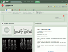 Tablet Screenshot of flyingapple.deviantart.com