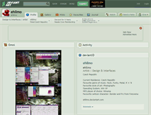 Tablet Screenshot of ehllmo.deviantart.com