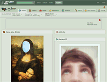 Tablet Screenshot of mcsmo.deviantart.com