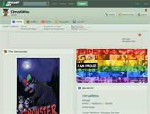 Tablet Screenshot of cirruskitfox.deviantart.com