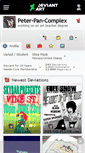 Mobile Screenshot of peter-pan-complex.deviantart.com