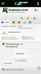 Mobile Screenshot of freakishlywired.deviantart.com