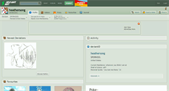Desktop Screenshot of heathersong.deviantart.com