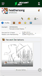 Mobile Screenshot of heathersong.deviantart.com