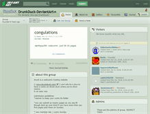 Tablet Screenshot of drunkduck-deviantart.deviantart.com
