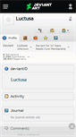 Mobile Screenshot of luctusa.deviantart.com