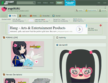 Tablet Screenshot of angelruru.deviantart.com