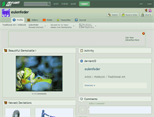 Tablet Screenshot of eulenfeder.deviantart.com