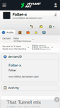 Mobile Screenshot of folter-x.deviantart.com