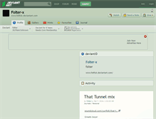 Tablet Screenshot of folter-x.deviantart.com