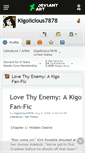 Mobile Screenshot of kigolicious7878.deviantart.com