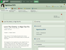 Tablet Screenshot of kigolicious7878.deviantart.com
