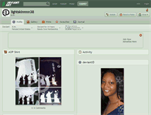Tablet Screenshot of lightskinnnn38.deviantart.com