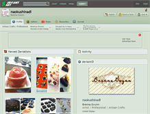 Tablet Screenshot of naokushinadi.deviantart.com