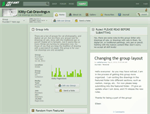 Tablet Screenshot of kitty-cat-drawings.deviantart.com