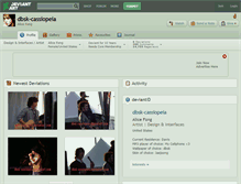 Tablet Screenshot of dbsk-cassiopeia.deviantart.com