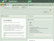 Tablet Screenshot of kiie.deviantart.com