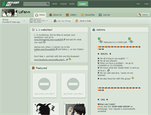 Tablet Screenshot of lsfan.deviantart.com