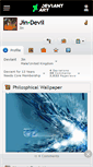 Mobile Screenshot of jin-devil.deviantart.com