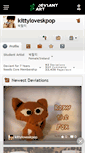 Mobile Screenshot of kittyloveskpop.deviantart.com