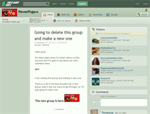 Tablet Screenshot of powerpups.deviantart.com