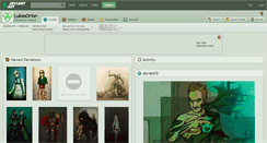 Desktop Screenshot of lukasorion.deviantart.com
