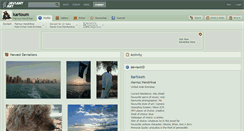 Desktop Screenshot of kartoum.deviantart.com