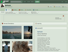 Tablet Screenshot of kartoum.deviantart.com
