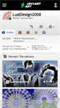 Mobile Screenshot of lustdesign2008.deviantart.com