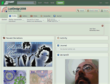 Tablet Screenshot of lustdesign2008.deviantart.com