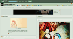 Desktop Screenshot of 16stolenxpaperthin.deviantart.com