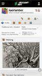 Mobile Screenshot of kaoriamber.deviantart.com