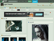 Tablet Screenshot of angel-thanatos.deviantart.com