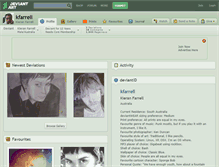 Tablet Screenshot of kfarrell.deviantart.com