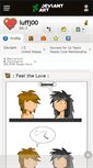 Mobile Screenshot of luffj00.deviantart.com