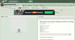 Desktop Screenshot of finalxfantasyxfreak.deviantart.com