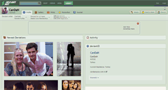 Desktop Screenshot of candan.deviantart.com